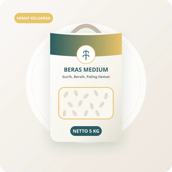 Beras Medium - Pilihan Ekonomis Lezat